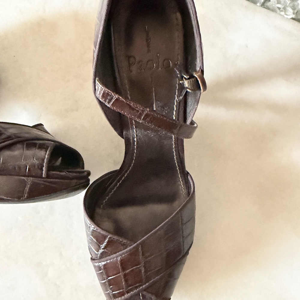 Paolo Dark Brown Women's Flats